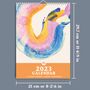 2023 Paint Strokes Wall Calendar | A4 Calendar, thumbnail 6 of 9