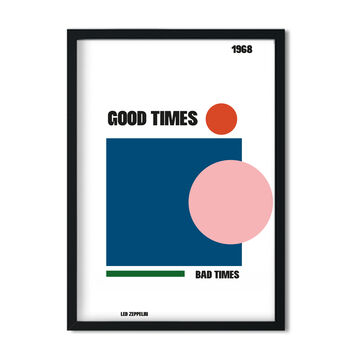 Good Times Bad Times Abstract Art Print, 2 of 3
