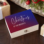 Personalised Family Wooden Christmas Eve Box, thumbnail 6 of 10