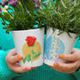 Personalised June / July Birthday Flower Pot Gift, thumbnail 1 of 4