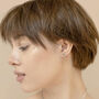 Rose Gold Plated Silver Topaz November Birthstone Stud Earrings, thumbnail 4 of 10