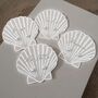 Personalised Pearl Earrings On Seashell Display Card, thumbnail 3 of 3