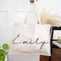 Personalised Name Beach Bag And Oversized Shopping Bag, thumbnail 5 of 6