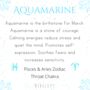Raw Aquamarine Hoop Earrings, thumbnail 6 of 9