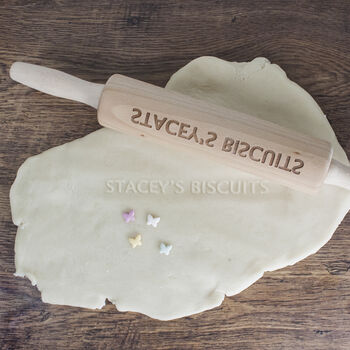 Personalised Wooden Rolling Pin, 4 of 5
