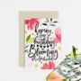 Blooming Splendid Plantable Birthday Card, thumbnail 3 of 8