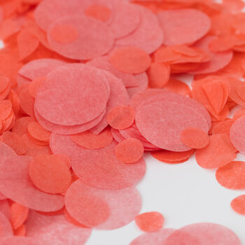 Coral Wedding Confetti | Biodegradable Paper Confetti, 5 of 6