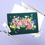 Personalised Floral Card, thumbnail 1 of 2