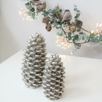 Pinecone Christmas Candle, 4 of 7