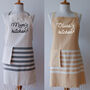Personalised Cotton Apron And Cotton Tea Towel, thumbnail 4 of 12