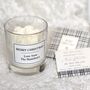 Personalised Christmas Candle Gift Boxed / Snowflake Design, thumbnail 6 of 8