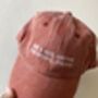 Just A Girl Personalised Slogan Cap, thumbnail 3 of 6