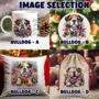 Personalised Bulldog In Christmas Lights, thumbnail 3 of 10