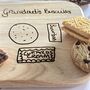 Personalised Tea And Biscuit Board With Child's Drawing, thumbnail 2 of 5