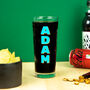 Personalised Bubble Vertical Name Printed Pint Glass, thumbnail 1 of 8