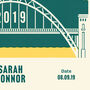 Personalised Great North Run Print, Unframed, thumbnail 3 of 4