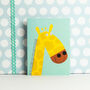 Mini Giraffe Greetings Card, thumbnail 4 of 5