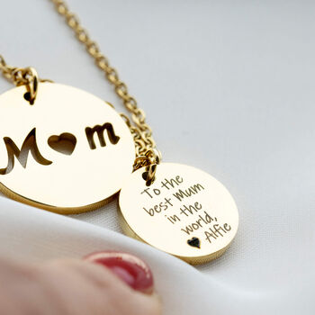 Personalised Love Mum 'Cz Stone' Pendant Necklace, 8 of 8