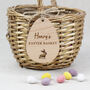 Easter Basket Personalised Wooden Tag, thumbnail 1 of 6