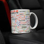 Grand Prix 2025 Circuits White Edition Mug, thumbnail 2 of 5