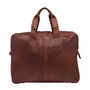 Personalised Leather Classic Holdall In Brown Or Black, thumbnail 6 of 12