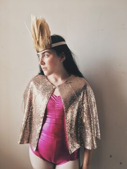 Vintage Inspired Sequin Cape, 8 of 10