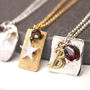 Personalised January Birthstone Necklace, thumbnail 1 of 5