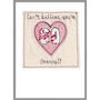 Personalised Heart Birthday Card For Her Any Age, thumbnail 11 of 12