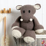 Giant Annie The Hippo Knitting Kit, thumbnail 1 of 11