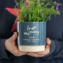 Personalised Memorial Indoor Plant Pot, thumbnail 1 of 6