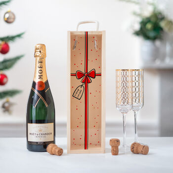 Personalised Christmas Gift Bottle Box, 4 of 4