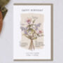 July Birth Month Happy Birthday Card, thumbnail 1 of 2