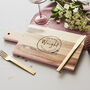Personalised Wooden Wedding Chopping Board, thumbnail 1 of 3