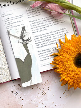 Bright Fashion Illustrated Double Sided Bookmark, 5 of 7