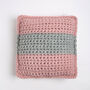 My First Striped Cushion Cover Crochet Kit, thumbnail 3 of 8