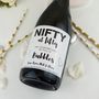 Personalised 50th Prosecco Gift Label Nifty, thumbnail 1 of 4