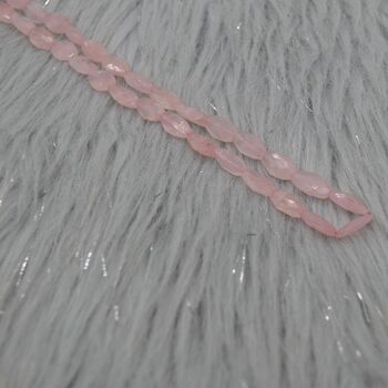 Rose Quartz Beaded Necklace: 18 Inch, 5 of 8