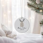 Baby's 1st Christmas Personalised Ornament, thumbnail 4 of 5