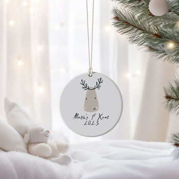 Baby's 1st Christmas Personalised Ornament, 4 of 5