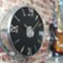Large Drum Wall Clock 15 Inch, thumbnail 3 of 8