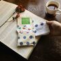 Organic Cotton Hankies Set Of Three In A Fabric Bag, thumbnail 4 of 12