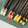 Lucky Cat Luxury Japanese Chopsticks, thumbnail 2 of 6