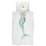 Snurk Children's Mermaid Duvet Bedding Set, thumbnail 2 of 2