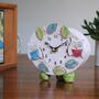 Owls And Leaves Small Mantel Clock, thumbnail 5 of 8