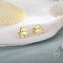 Sterling Silver Tiny Octopus Screw Back Earrings, thumbnail 4 of 11