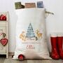 Forest Friends Personalised Christmas Sack, thumbnail 1 of 1