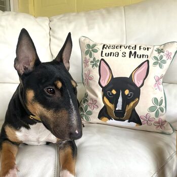 Personalised Oopsie Daisy Dog Mum Cushion, 3 of 11