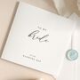 Luxury Wedding Day Card To My Bride, Groom With Wax Seal, thumbnail 5 of 12