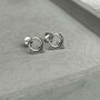 925 Sterling Silver Stud Earrings Boho Studs Jewellery, thumbnail 6 of 9