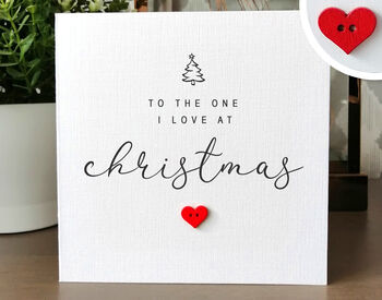Romantic Personalised Christmas Card, 3 of 4